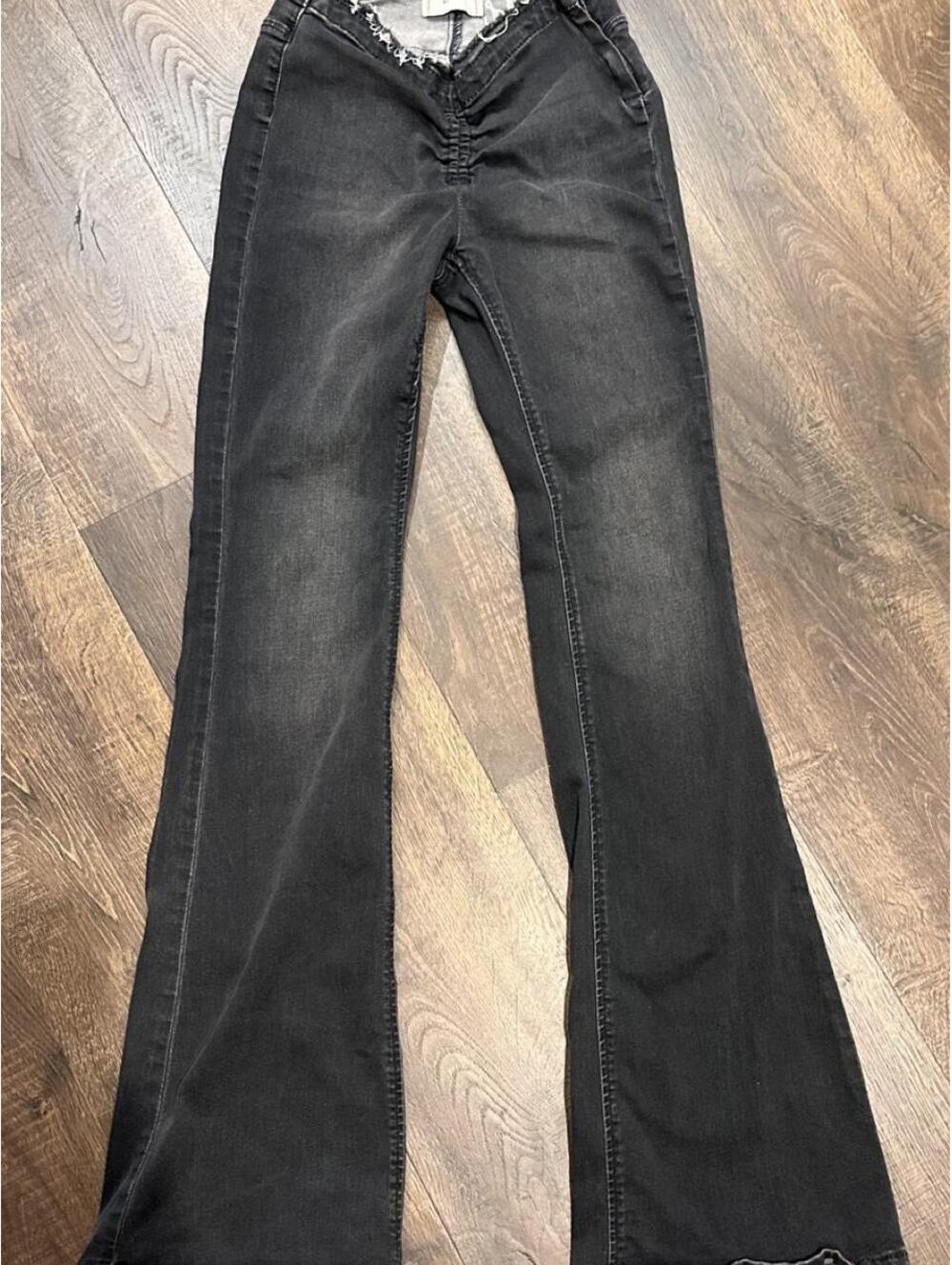 BDG Women's Black and Grey Jeans